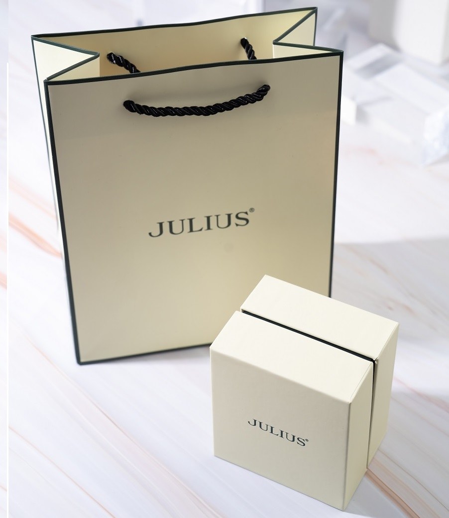 Đồng Hồ Nữ JA-941E Julius Hàn Quốc Dây Da (Nâu)