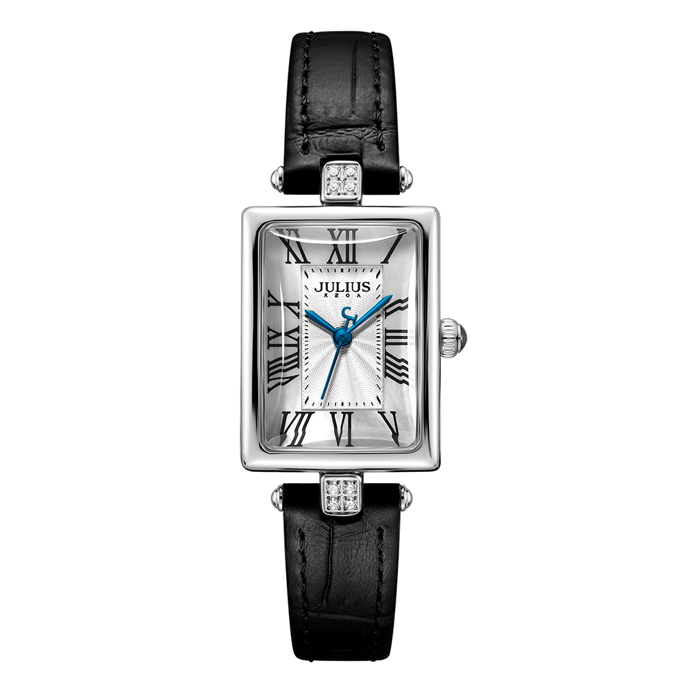 Đồng Hồ Nữ JA-1525 Julius Hàn Quốc Dây Da (3 Màu)