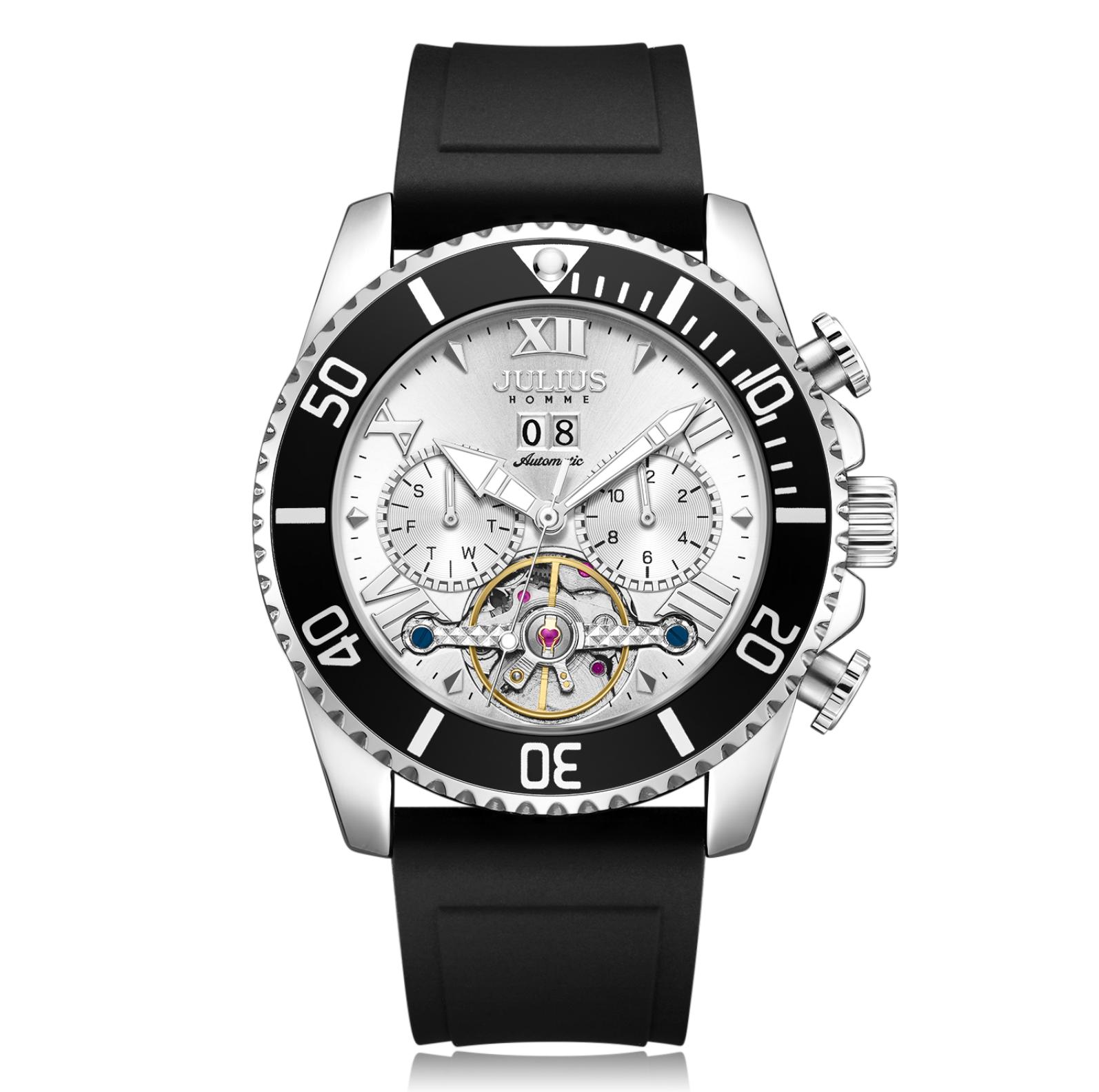 Đồng Hồ Nam Julius JAH-153 Cơ ( 3 Màu )