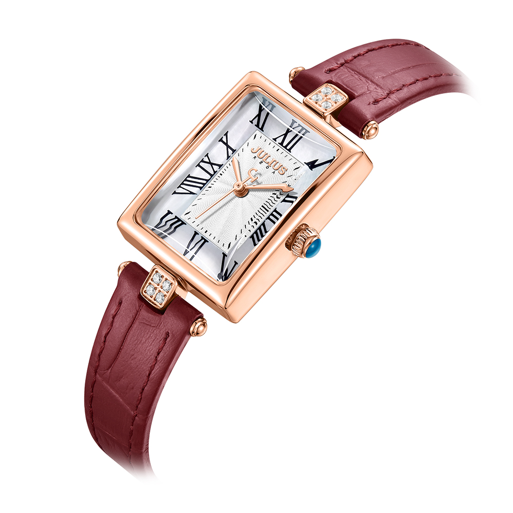 Combo Đồng Hồ Nữ JA-1525B Julius  + Dây Chuyển ESME ES482