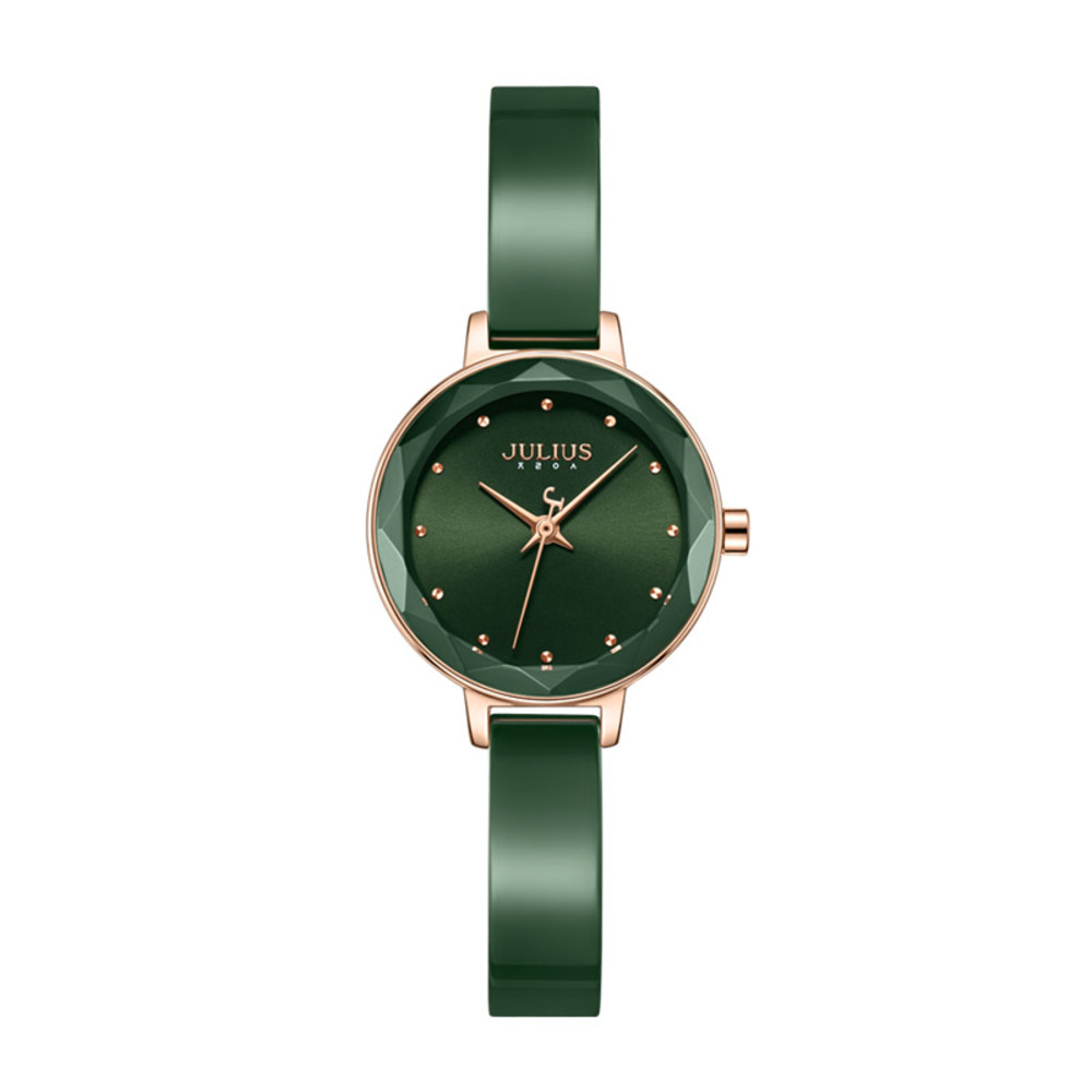 Đồng Hồ Nữ JA-1348C Julius Hàn Quốc (Xanh)