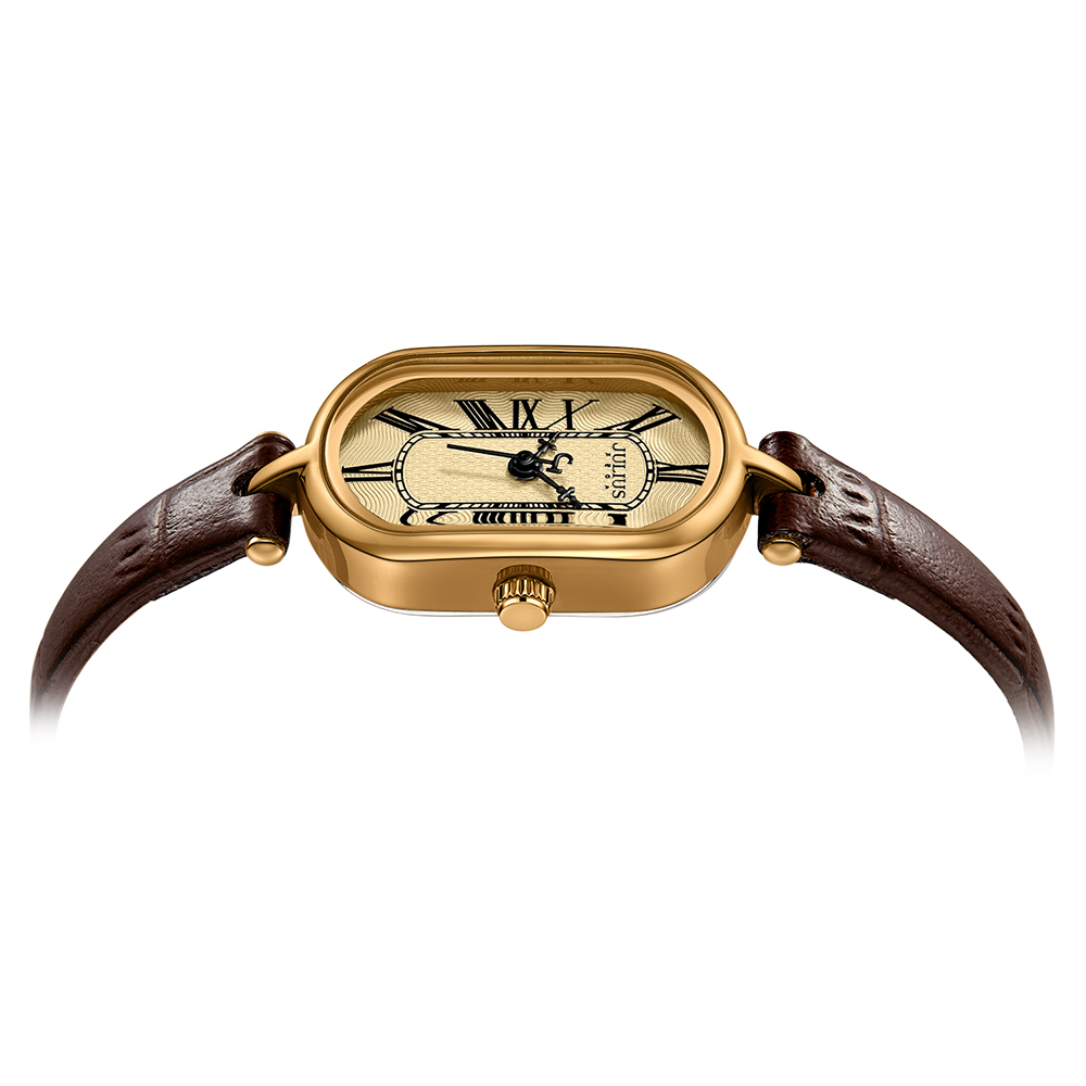 Đồng Hồ Nữ JA-1432 Julius Hàn Quốc Dây Da (3 màu)