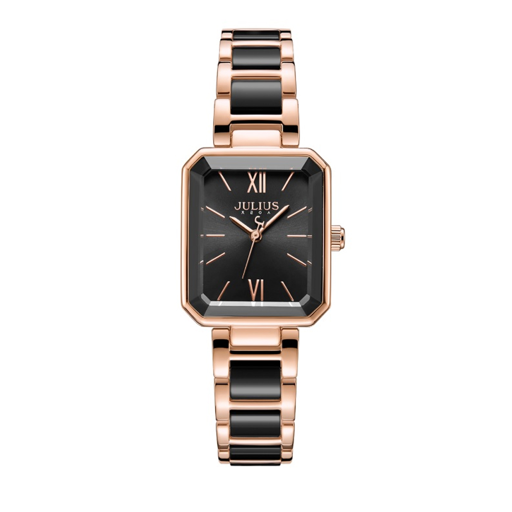 Đồng Hồ Nữ JA-1273 Julius Hàn Quốc Dây Đá ceramic (4 Màu)