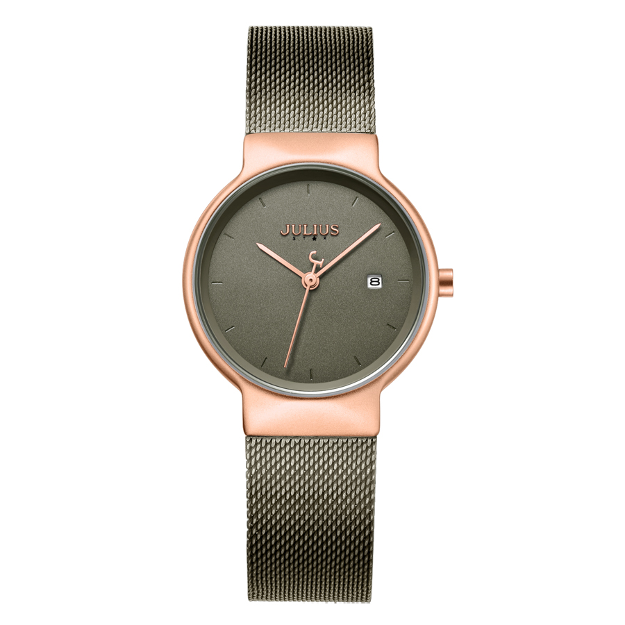 Đồng Hồ JS-009L Julius Hàn Quốc Dây Thép (5 Màu)