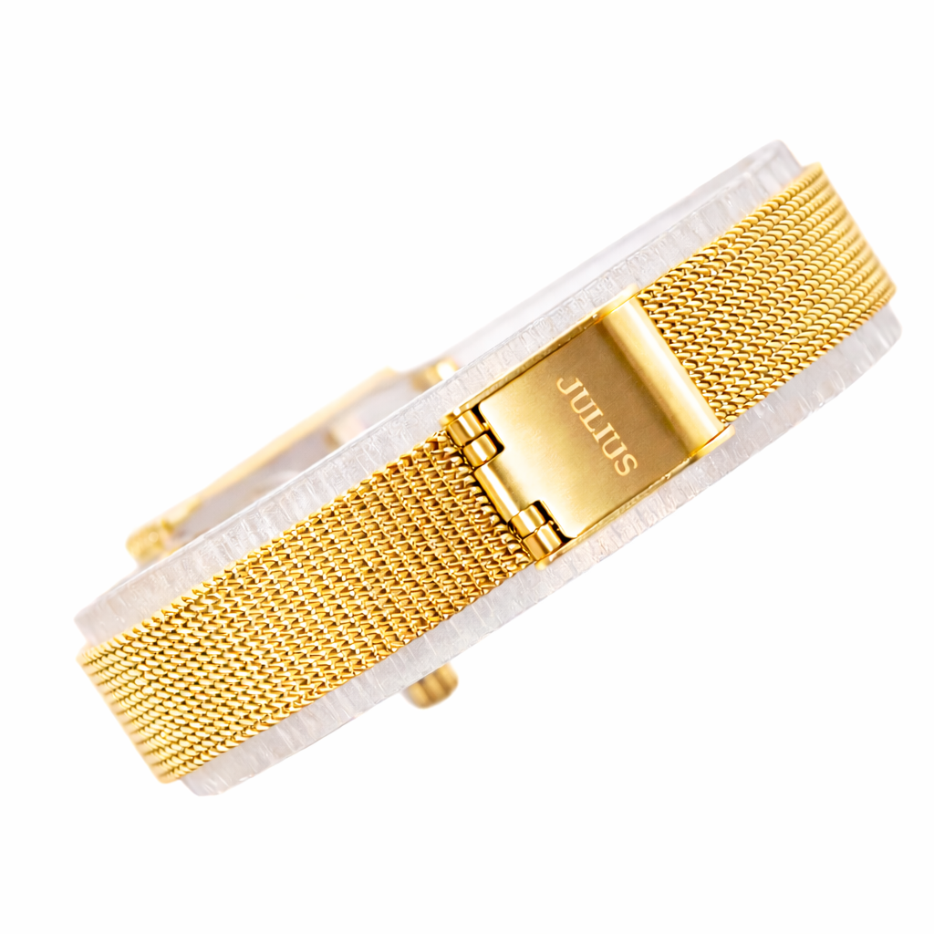 Combo Đồng Hồ Nữ JA-787C Julius  + Dây Mesh + Trang Sức ES482