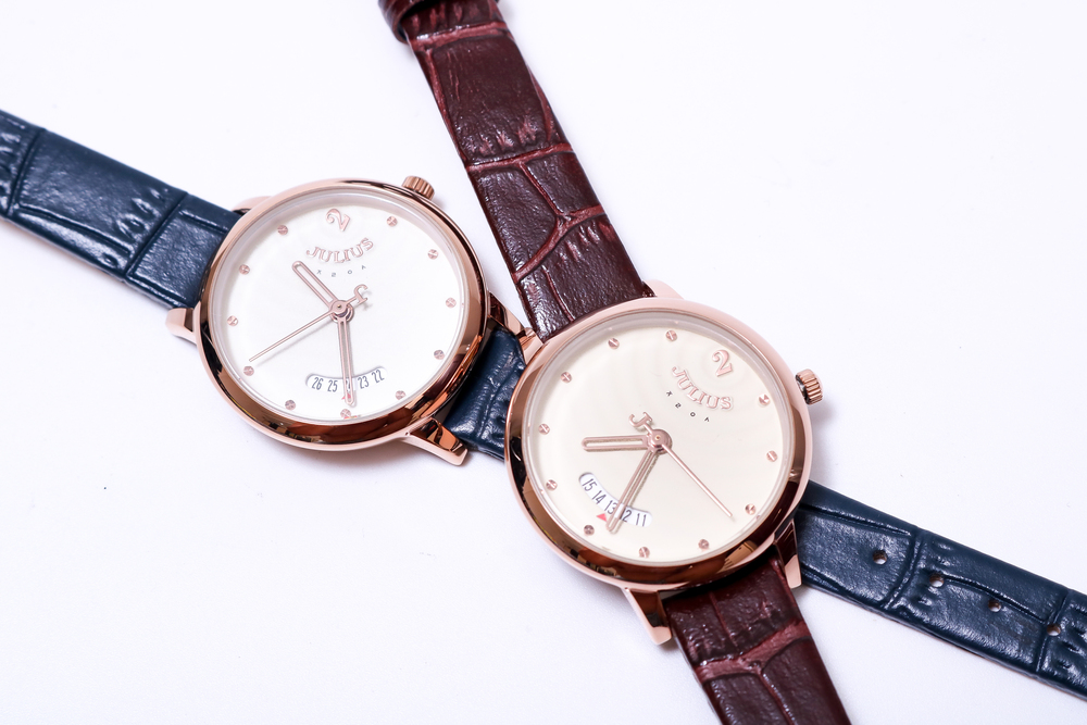 Đồng Hồ Nữ JA-1391L Julius Hàn Quốc Dây Da (2 Màu)