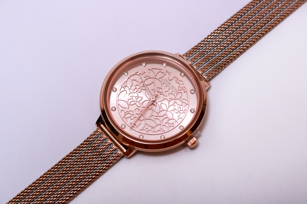 Đồng Hồ Nữ JA-1400B1 Julius Hàn Quốc Dây Thép