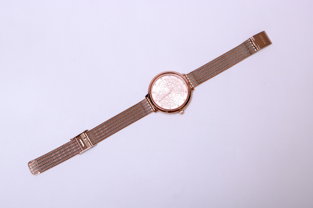 Đồng Hồ Nữ JA-1400B1 Julius Hàn Quốc Dây Thép