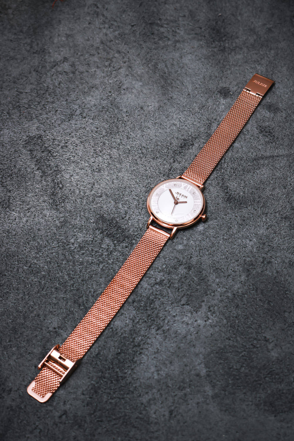 Combo Đồng Hồ Nữ JA-924D1 Julius  + Vòng Tay Julius JSB078 RG