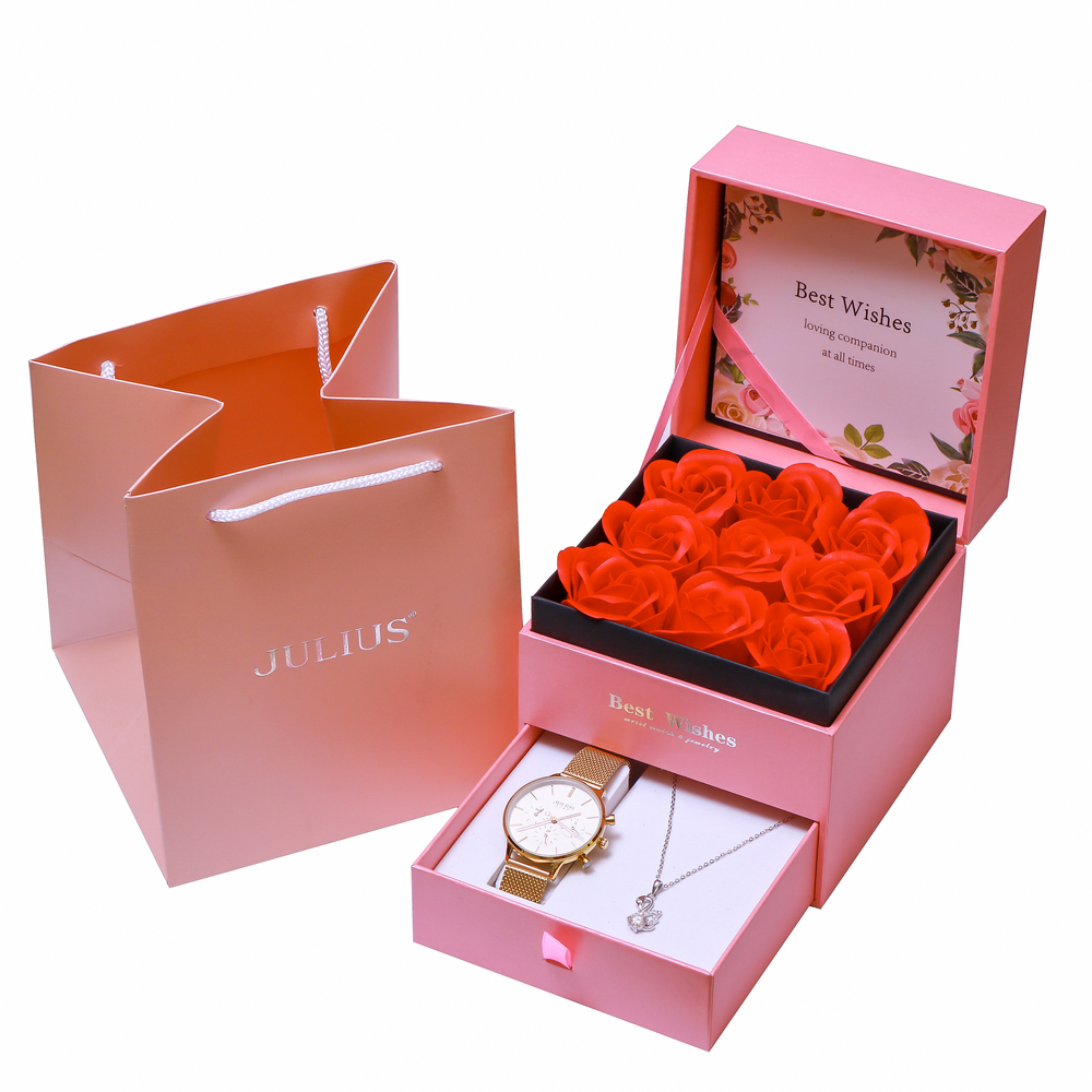 Combo Quà Tặng Đồng Hồ Nữ JS-005B +ESME ES159KC
