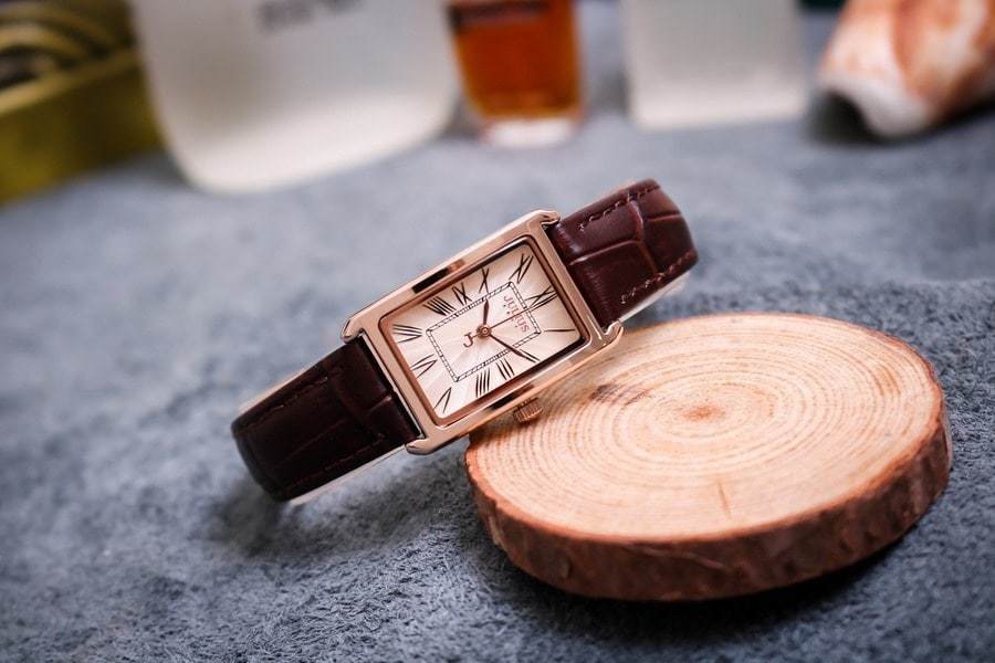 Đồng Hồ Nữ JA-1338C Julius Hàn Quốc Da (Nâu)