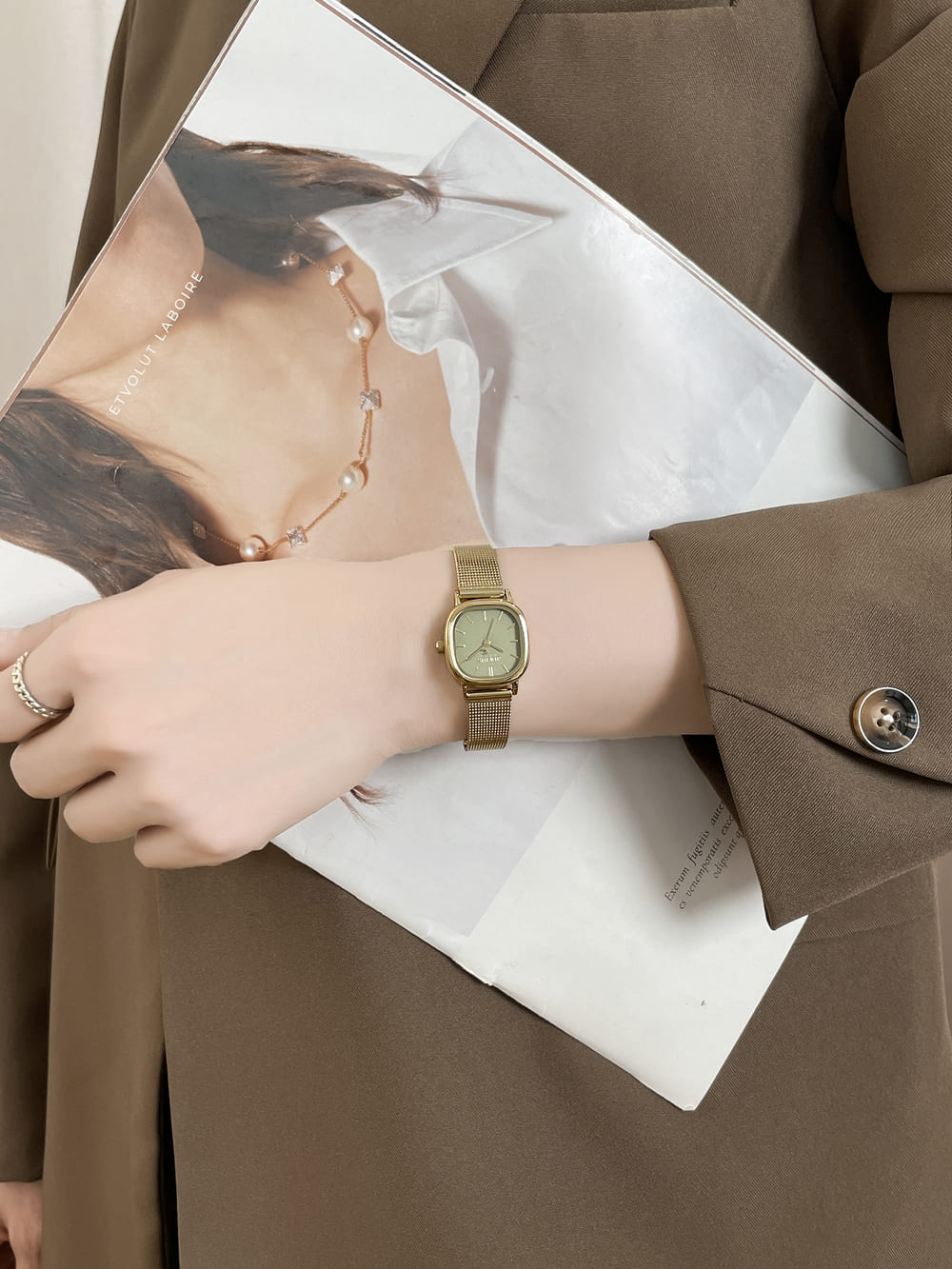 Đồng Hồ Nữ JA-1538 Julius Hàn Quốc Dây Thép (4 Màu)