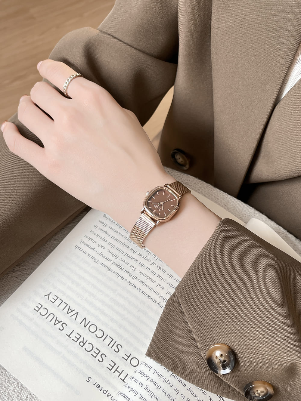 Đồng Hồ Nữ JA-1538 Julius Hàn Quốc Dây Thép (4 Màu)