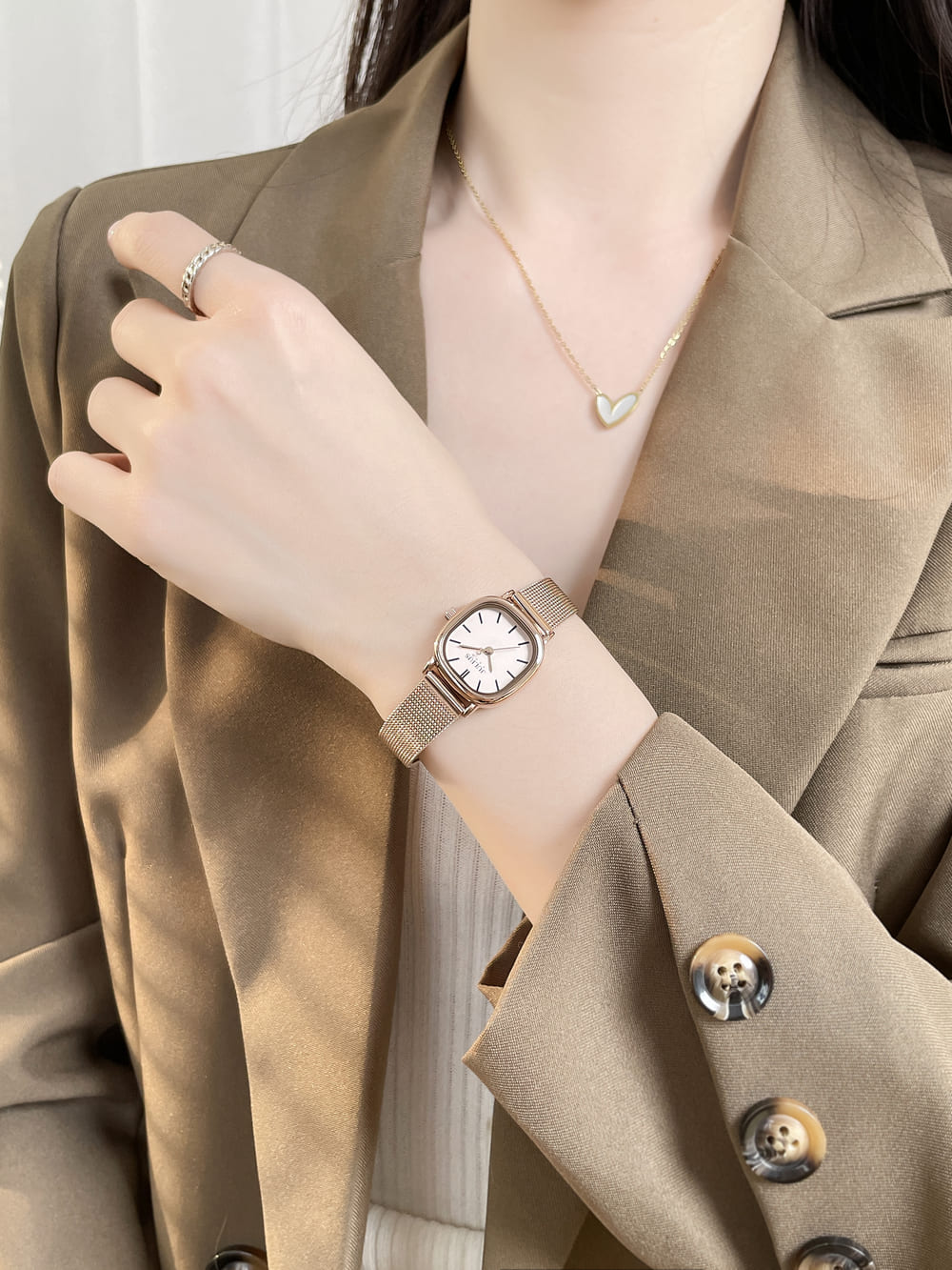 Đồng Hồ Nữ JA-1538 Julius Hàn Quốc Dây Thép (4 Màu)