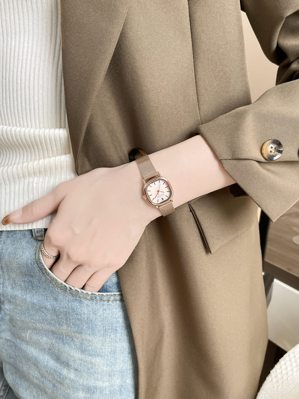 Đồng Hồ Nữ JA-1538 Julius Hàn Quốc Dây Thép (4 Màu)