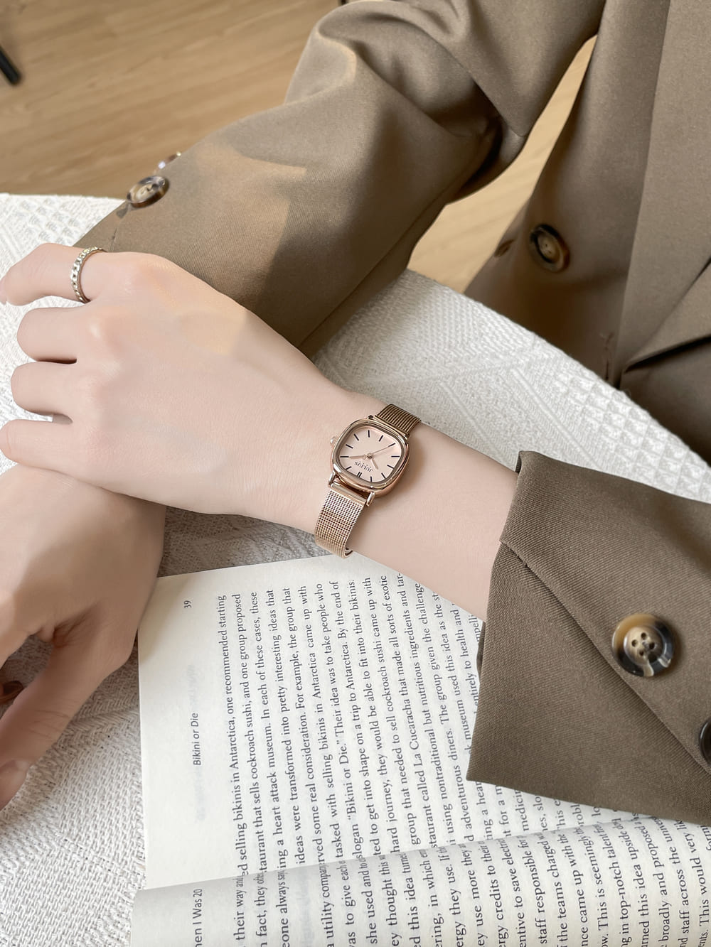 Đồng Hồ Nữ JA-1538 Julius Hàn Quốc Dây Thép (4 Màu)