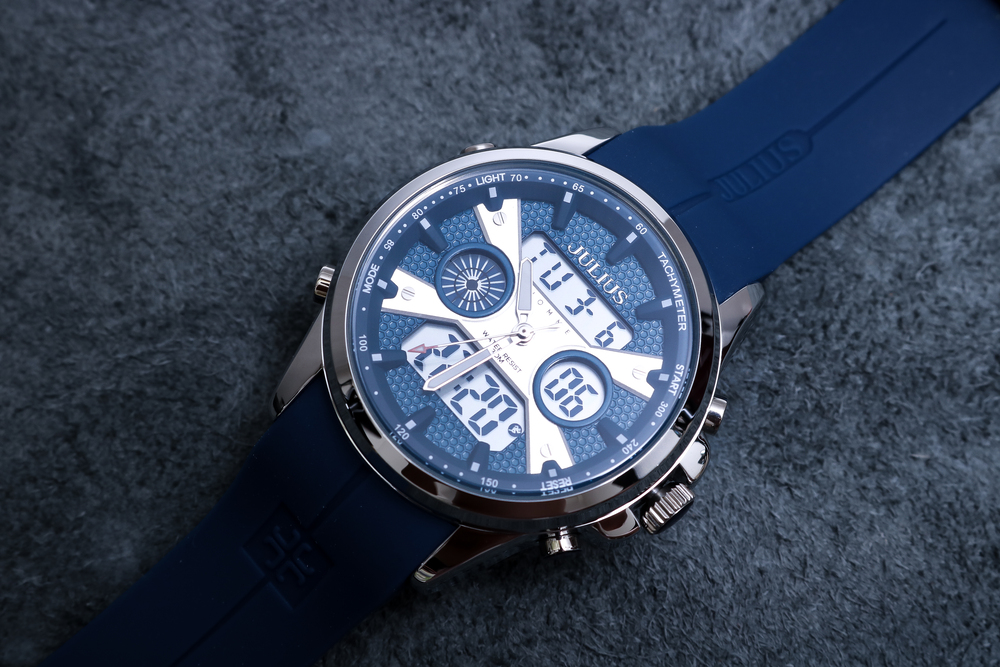 Đồng Hồ Nam JAH-144C Julius Hàn Quốc (Xanh Dương)