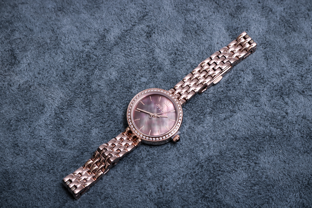 Đồng Hồ Nữ JA-1421C Julius Hàn Quốc Dây Thép (Đồng)