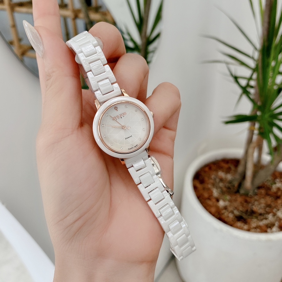 Combo Đồng Hồ Nữ JS-062A Julius Star + Vòng Tay Hình Chú Rắn ES190A