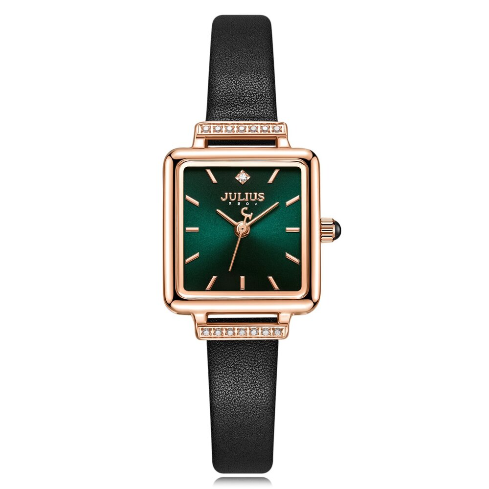 Đồng Hồ Nữ JA-1314D Julius Hàn Quốc Dây Da