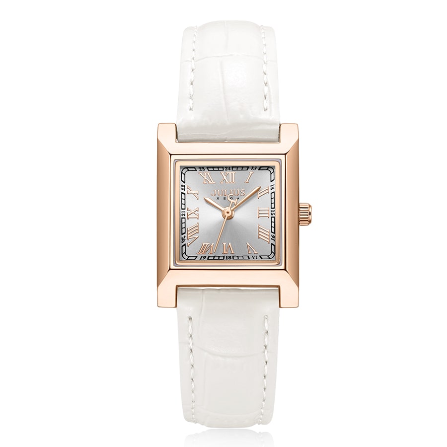 Đồng Hồ Nữ JA-1369 Julius Hàn Quốc Dây Da ( 4 Màu)