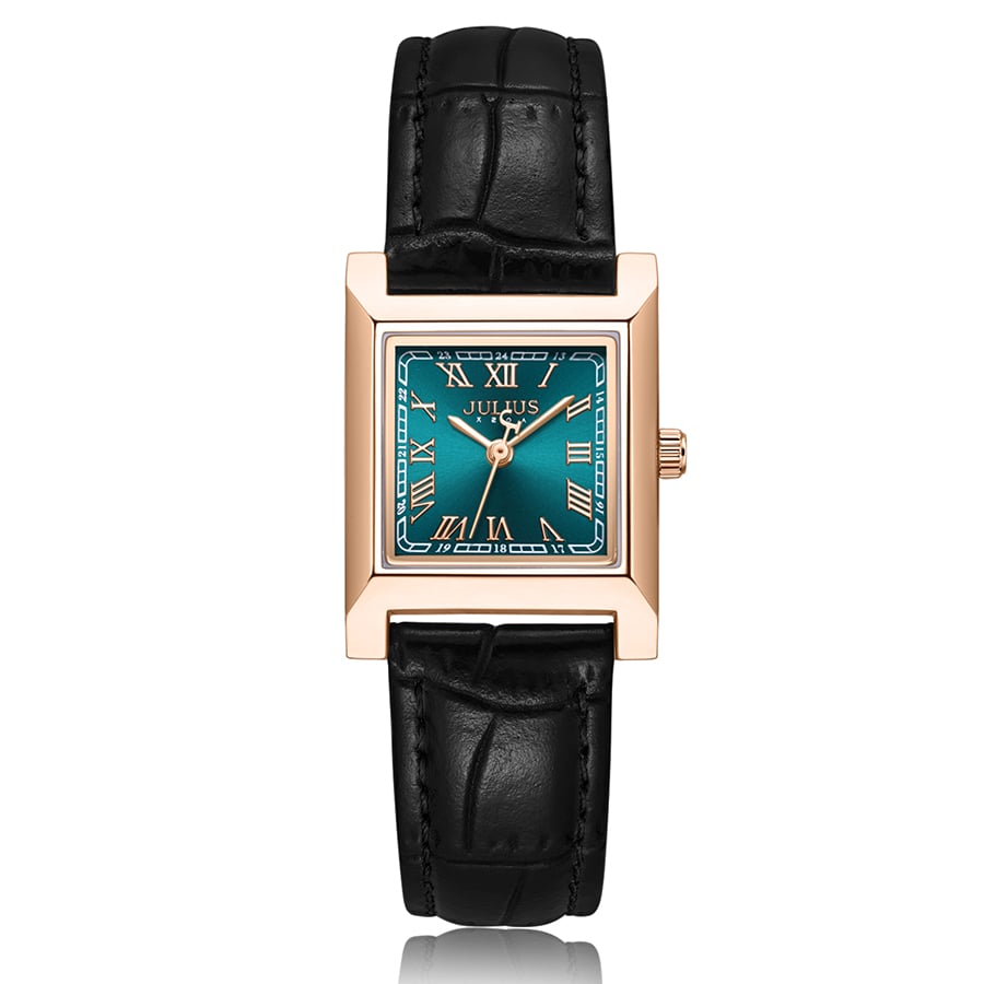 Đồng Hồ Nữ JA-1369 Julius Hàn Quốc Dây Da ( 4 Màu)