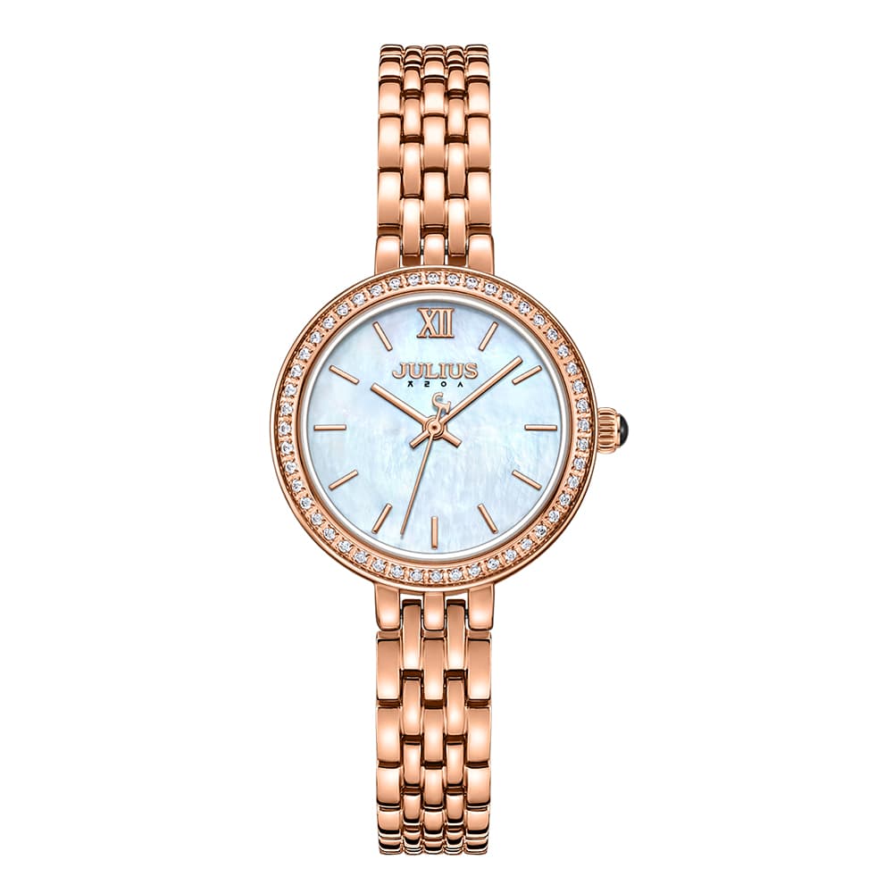 Combo Đồng Hồ Nữ JA-1421B Julius + Dây Chuyển ESME ES482