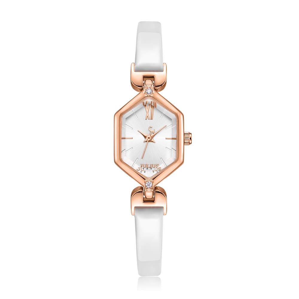 Đồng Hồ Nữ JA-1423 Julius Hàn Quốc Dây Da (3 Màu)