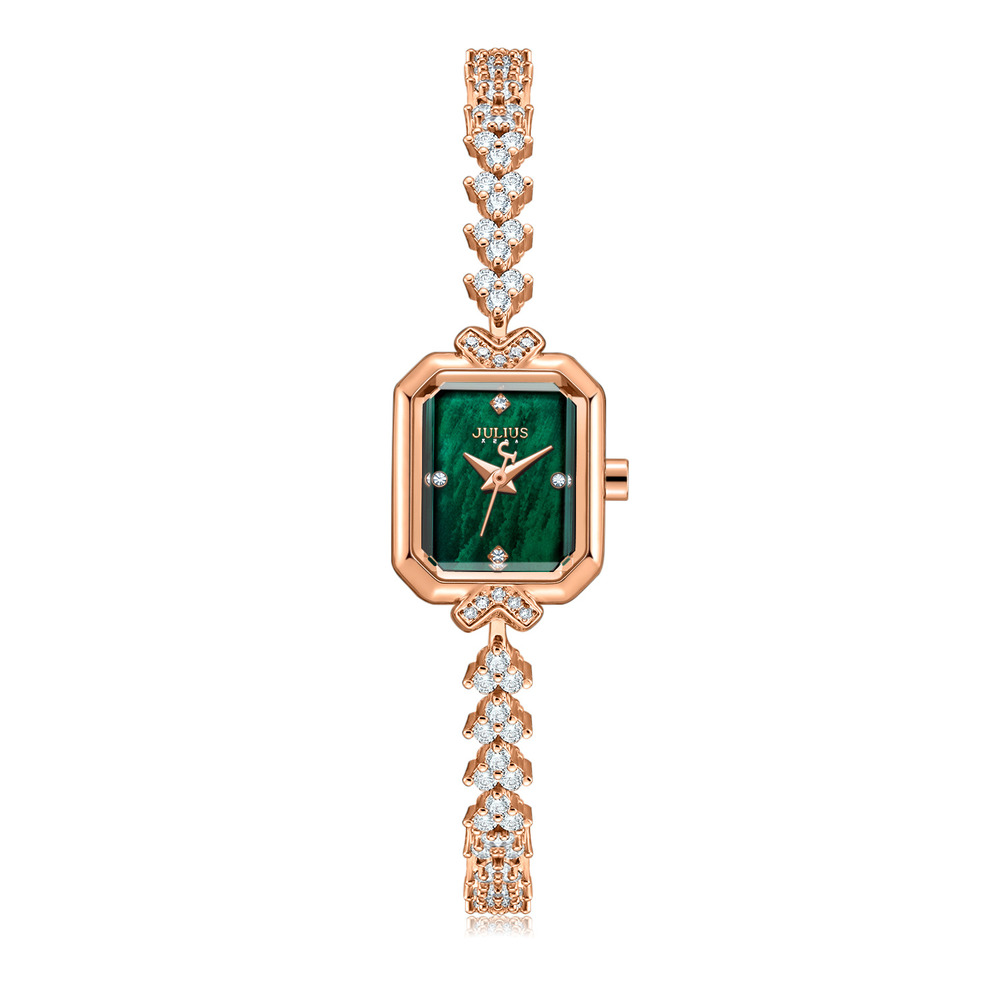 Đồng Hồ Nữ JA-1437 Julius Hàn Quốc  Dây Thép (3 màu)