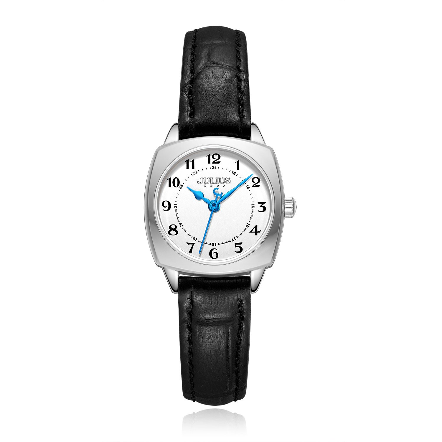 Đồng Hồ Nữ JA-1475 Julius Hàn Quốc Dây Da (3 Màu)