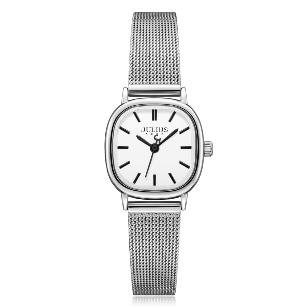 Đồng Hồ Nữ JA-1538 Julius Hàn Quốc Dây Thép (4 Màu)