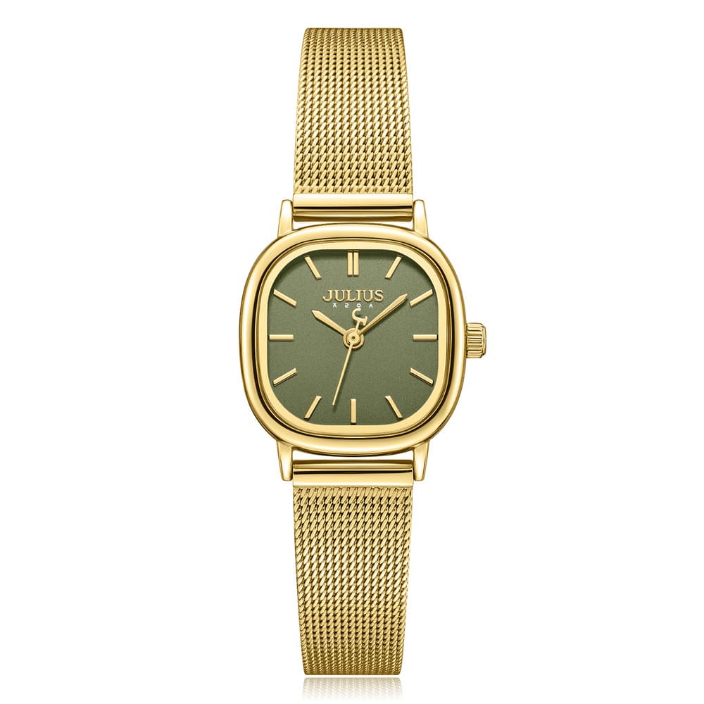 Đồng Hồ Nữ JA-1538 Julius Hàn Quốc Dây Thép (4 Màu)