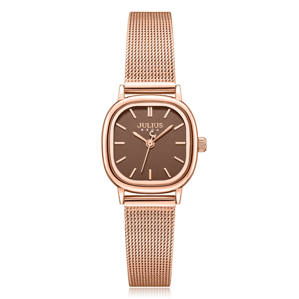 Đồng Hồ Nữ JA-1538 Julius Hàn Quốc Dây Thép (4 Màu)