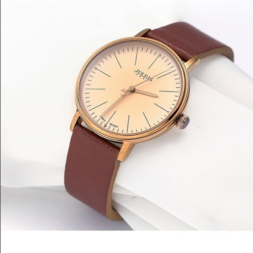 Combo Đồng Hồ Nữ JA-814LE  Julius  + Dây Chuyền ESME ES482