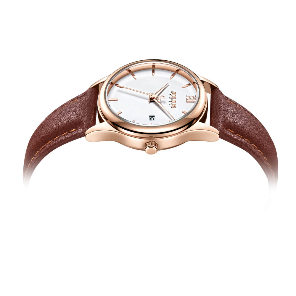 Combo Quà Tặng Đồng Hồ Nữ JA-1309LC Kèm Dây Mesh + Lắc Tay JSP078