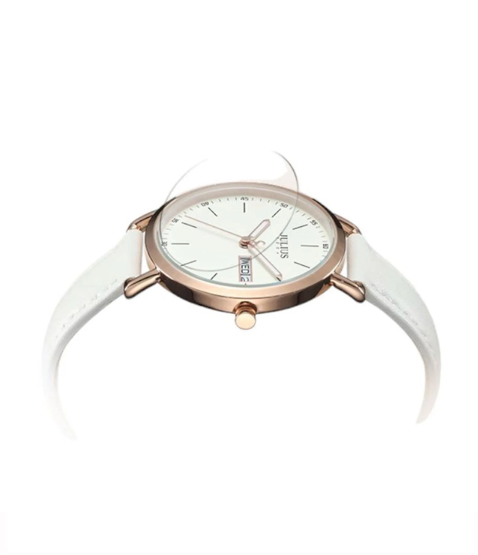 Đồng Hồ Nữ JA-1381 Julius Hàn Quốc Dây Da 3 màu