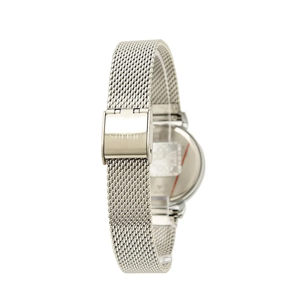 Đồng Hồ Nữ JA-732A Julius Hàn Quốc Dây Thép