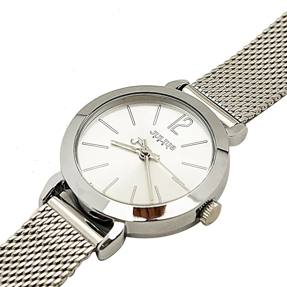 Đồng Hồ Nữ JA-732A Julius Hàn Quốc Dây Thép