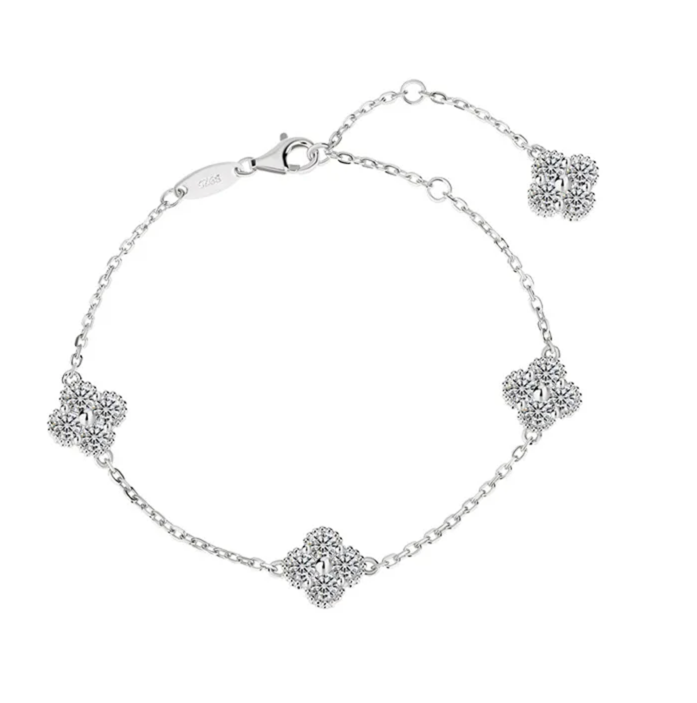 Lắc Tay  Moissanite Cao Cấp  ESME ES410-QCS008