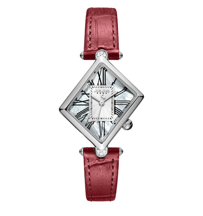 Đồng Hồ Nữ JA-1527 Julius Hàn Quốc Dây Da (3 Màu)