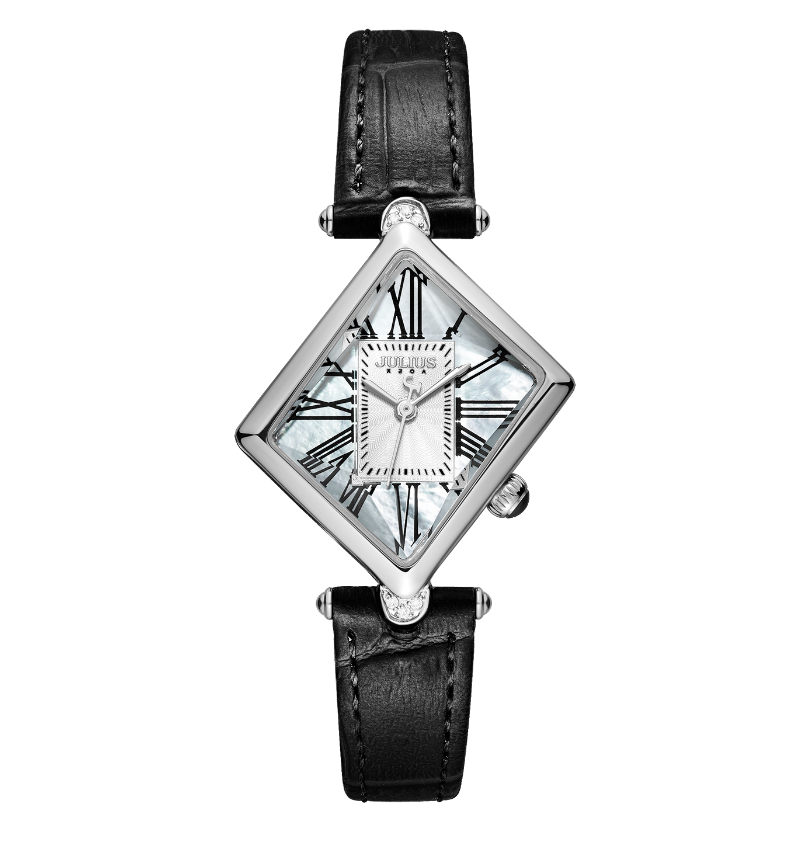 Đồng Hồ Nữ JA-1527 Julius Hàn Quốc Dây Da (3 Màu)