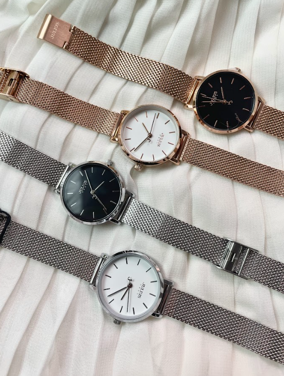 Đồng Hồ Unisex JA-1164MA Julius Hàn Quốc Dây Thép (Bạc)