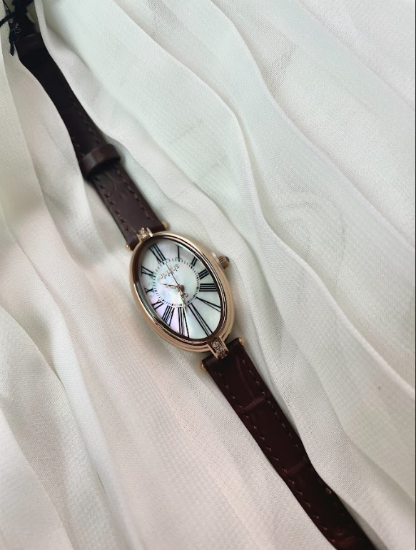 Đồng Hồ Nữ JA-1555 Julius Hàn Quốc Dây Thép (5 màu)