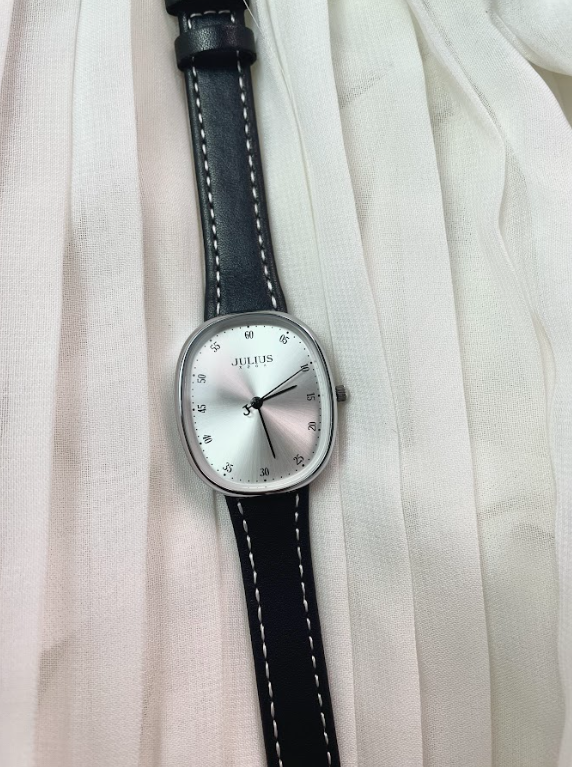 Đồng Hồ Nữ JA-1559 Julius Hàn Quốc Dây Da (4 màu)