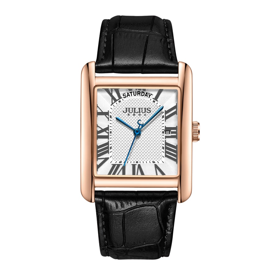 Đồng Hồ Nữ JA-1398 Julius Hàn Quốc Dây Da (4 Màu)