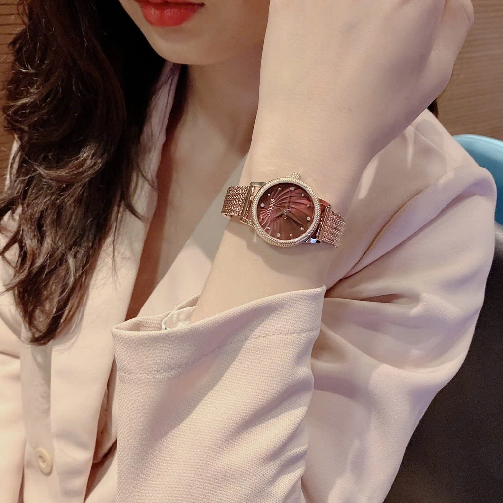 Đồng Hồ Nữ JA-1219 Julius Hàn Quốc Dây Thép (Nhiều Màu)