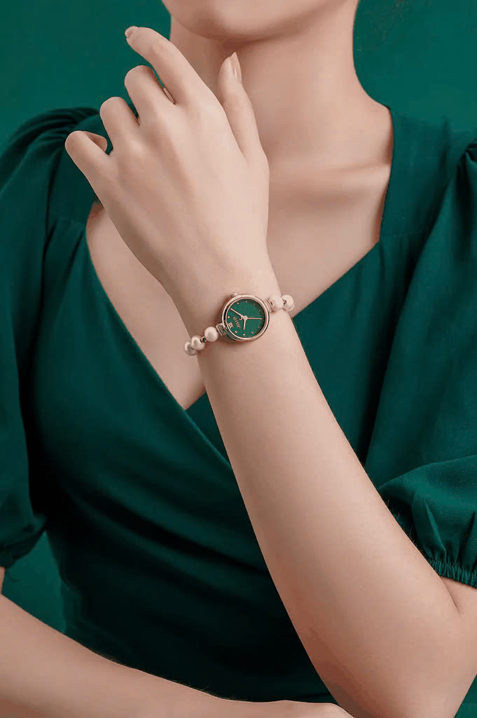 Combo Đồng Hồ Nữ JA-1346D + Nữ Trang ESME ES092