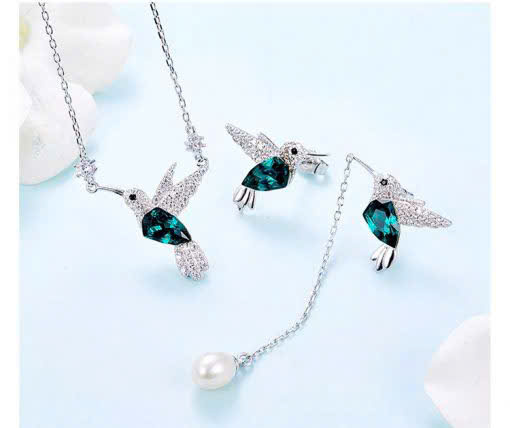Combo Quà Tặng Đồng Hồ Nữ JA-1425B Julius Hàn Quốc + ES092