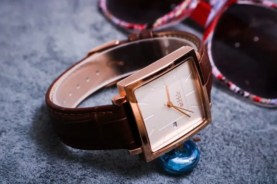 Đồng Hồ Nữ JA-1207B1 Julius Hàn Quốc Dây Da (Nâu )