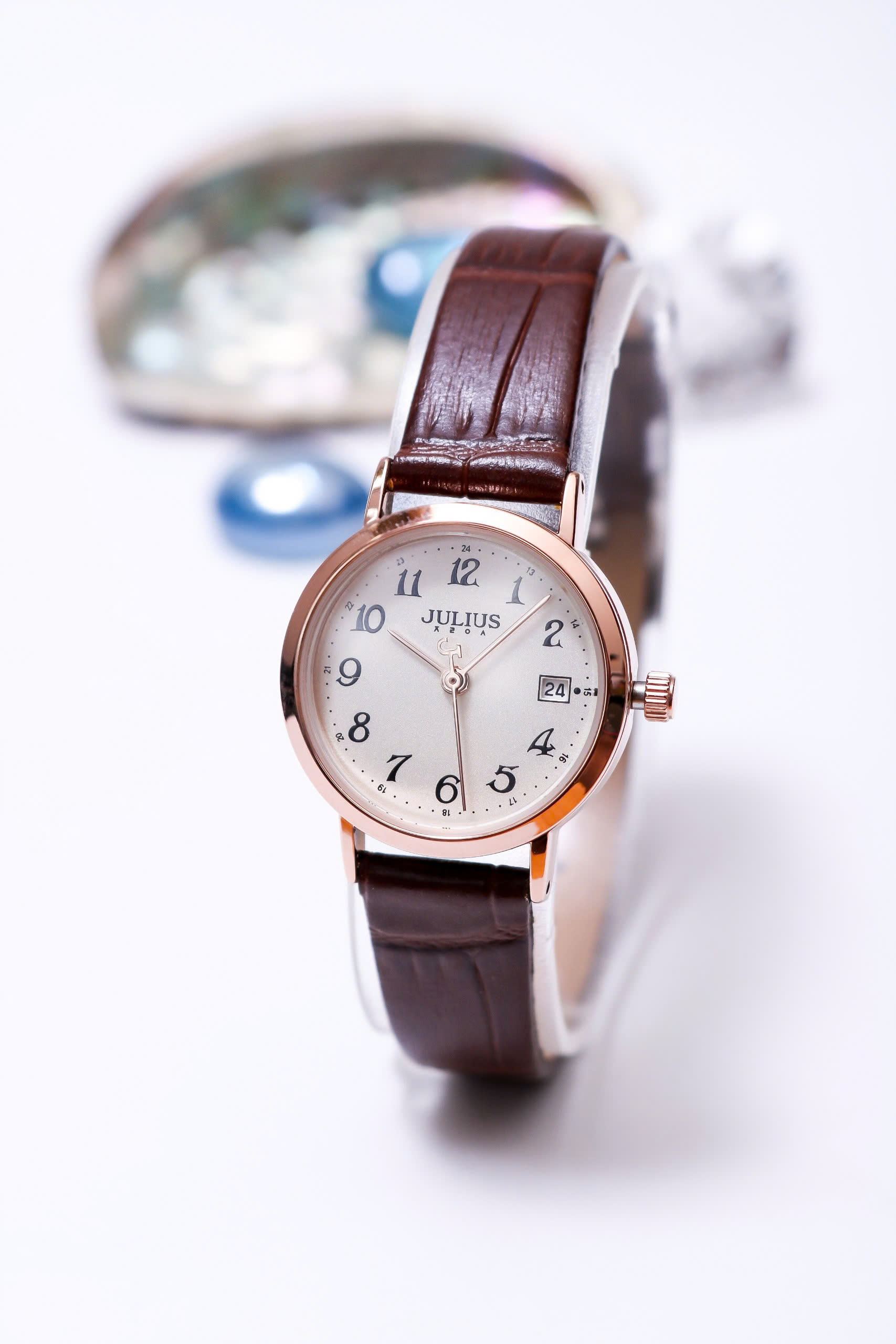 Combo Quà Tặng Đồng hồ Nữ Julius JA-1404 + Nữ Trang JSP0008